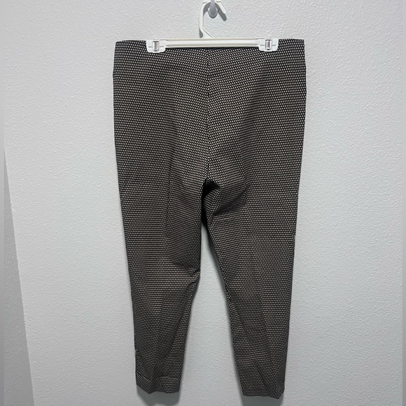 Rafaella Tan Black Plus Size Geometric Print Pants Size 16 - Picture 3 of 4